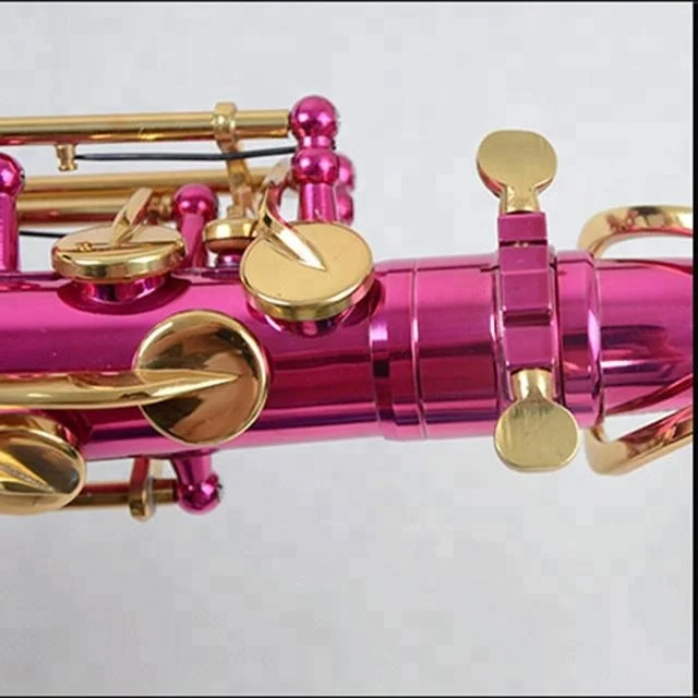 
Accept OEM Dasheng Music DSAS-711PR Pink Red Sax Body Gold Keys Alto Saxophone 