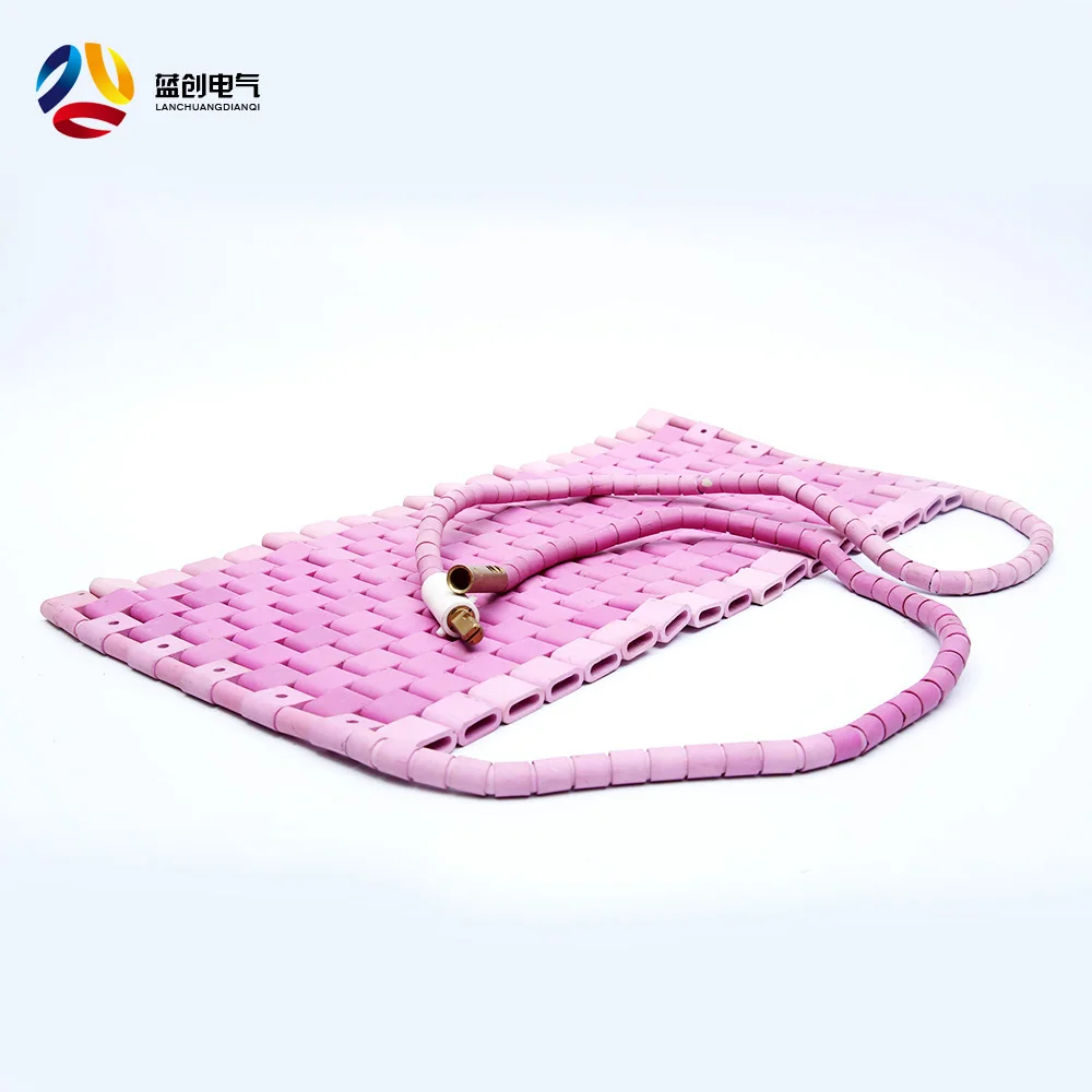 High Temperature Pipeline Drying Flexible Ceramic Pad Heaters Pwht Rope Heater