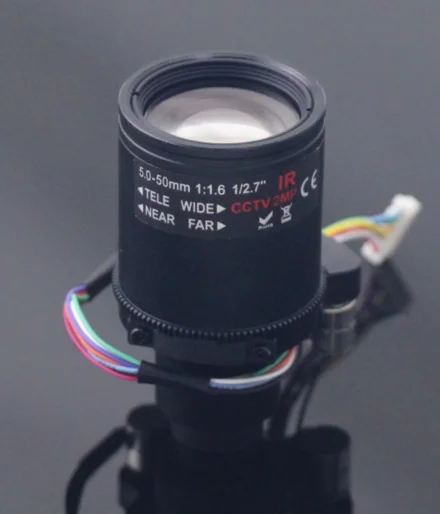 2MP 5-50mm M14 Mount Motorized Lens