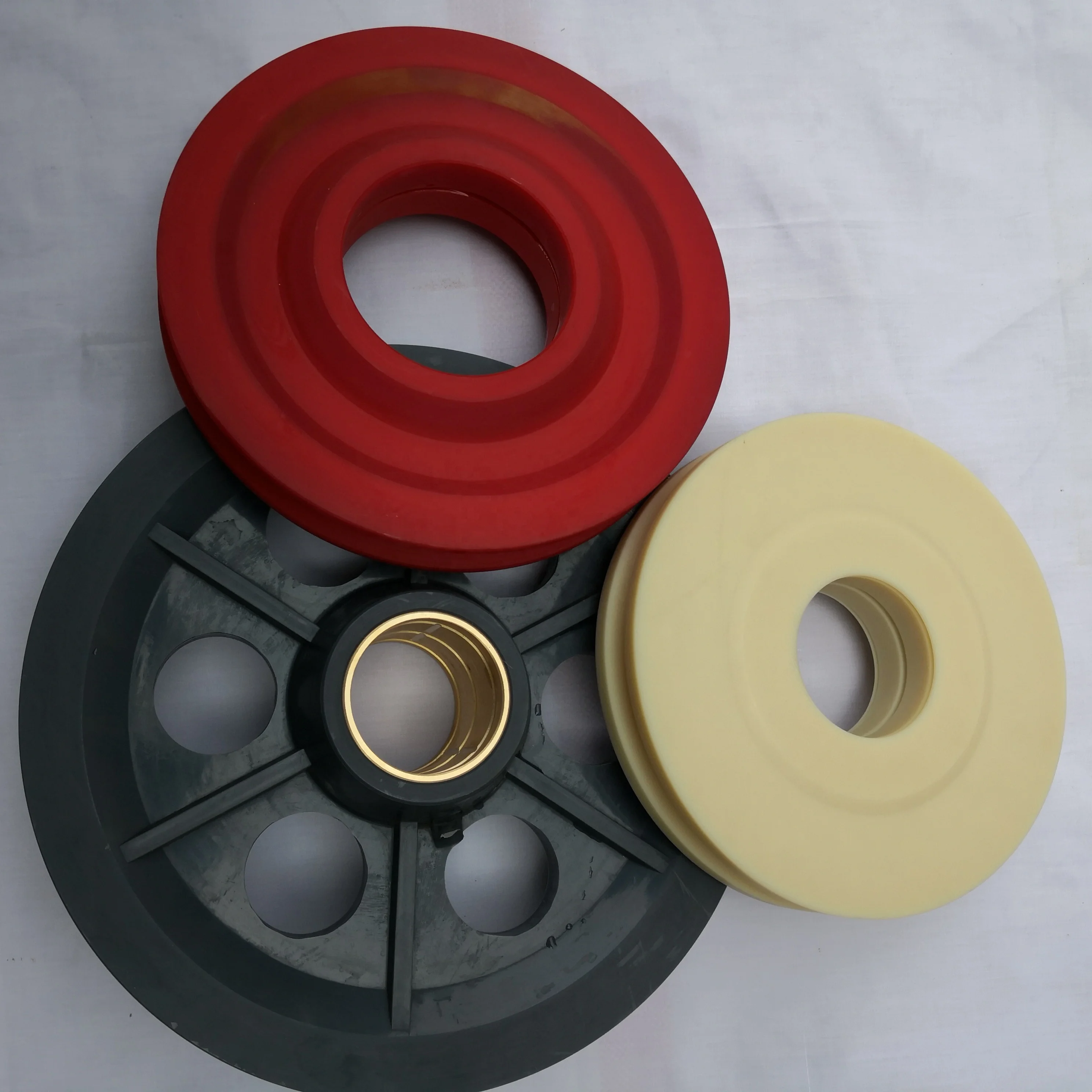 
Factory plastic nylon wire cable groove pulley 