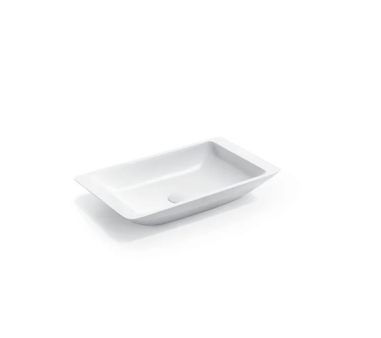 SM-8324 Bathroom counter top stone resin basin sink