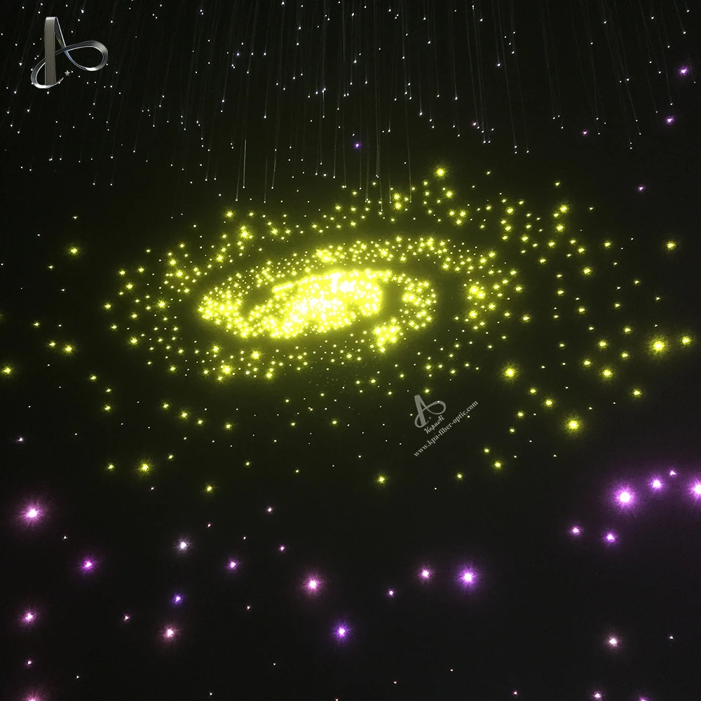 DIY RGB LED 16w Мерцающая светодиодная оптоволоконная звезда комплект потолочного светильника