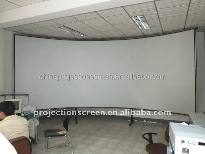180 градусов изогнутый проекционный экран кинотеатр большой экран