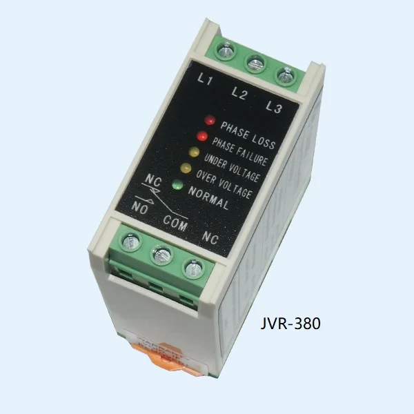 JVR380 Three-phase monitoring of phase sequence relay