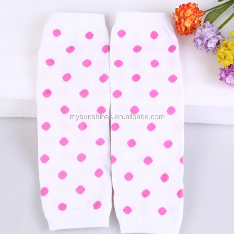Baby Knee Pad Kids Socks Kneepad Protector Letter Dots Striped newborn girls leggings tights boys kawaii toddlers Leg Warmers