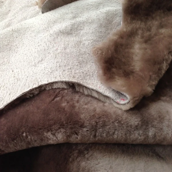 washable sheepskin fur lining