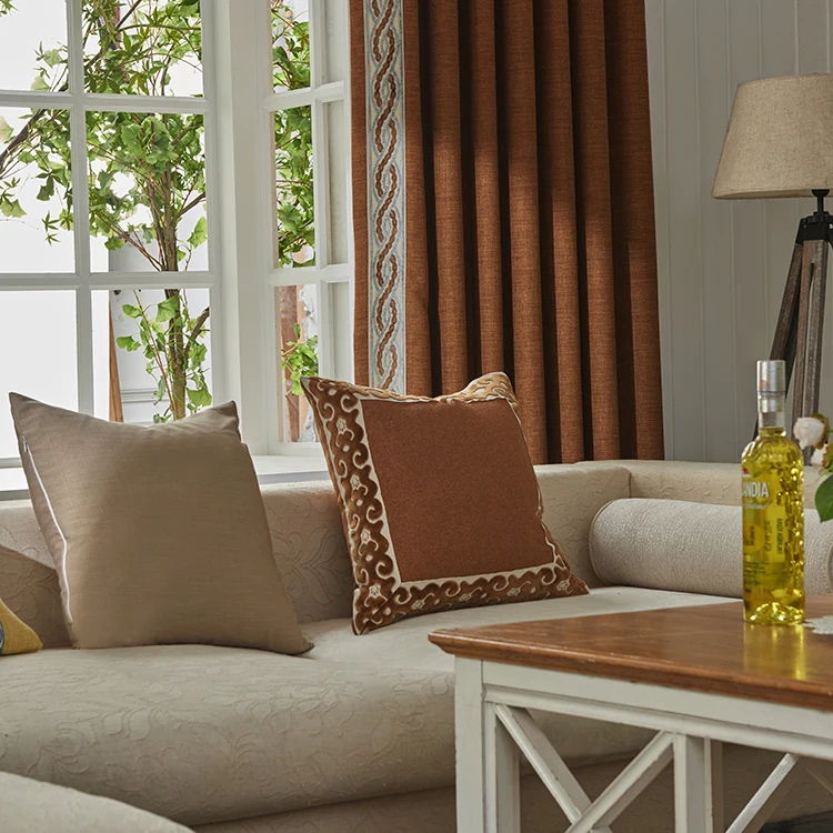 JBL High Quality Upholstery Polyester Woven Jacquard Velvet Trim For Curtain