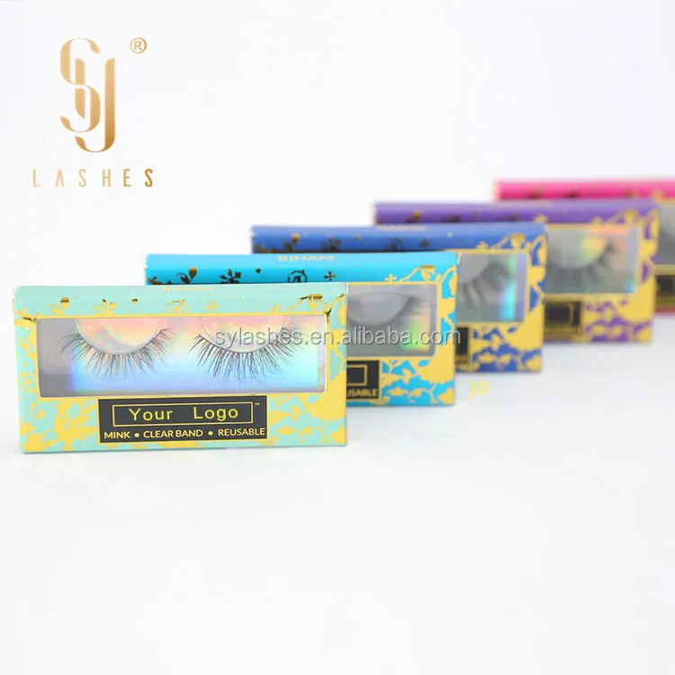 
3d lash mink private label mink lashes eyelashes box packing 