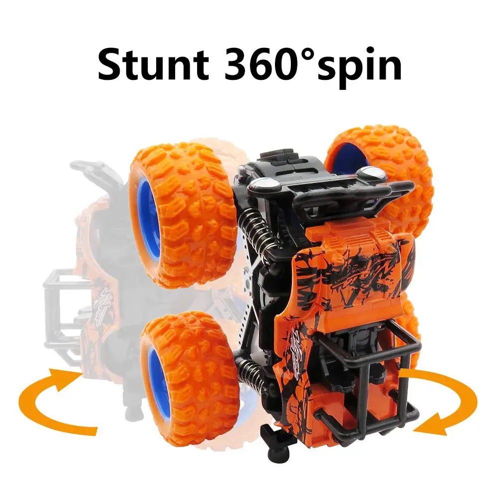 Monster Trucks Toys, Monster Friction Powered Truck Vehicles Big Tire Wheel Car