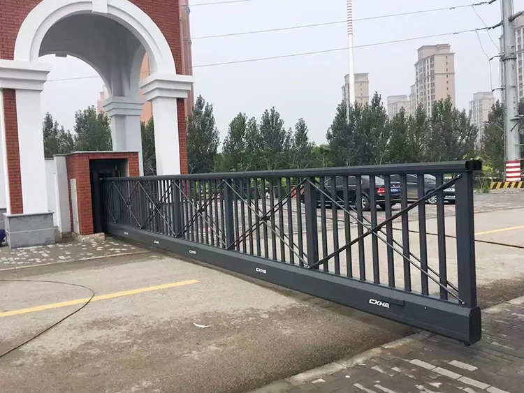 2011 new design electric automatic suspension sliding gate