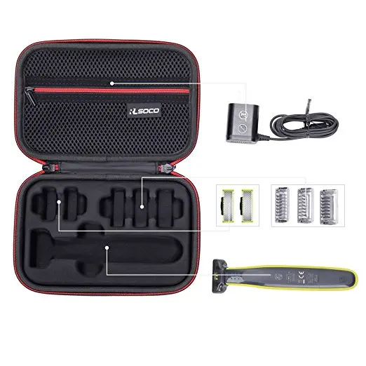 OEM ODM Portable custom hard shell eva safety razor travel case shaver case