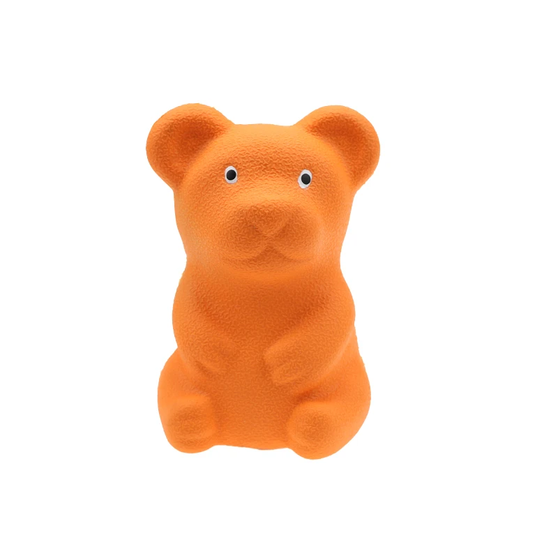 
Squeaky rubber dog toy Cute Bear Rubber Toy Manufacturer Customized 70% Rubber Content with Safety Inspection Food Grade 