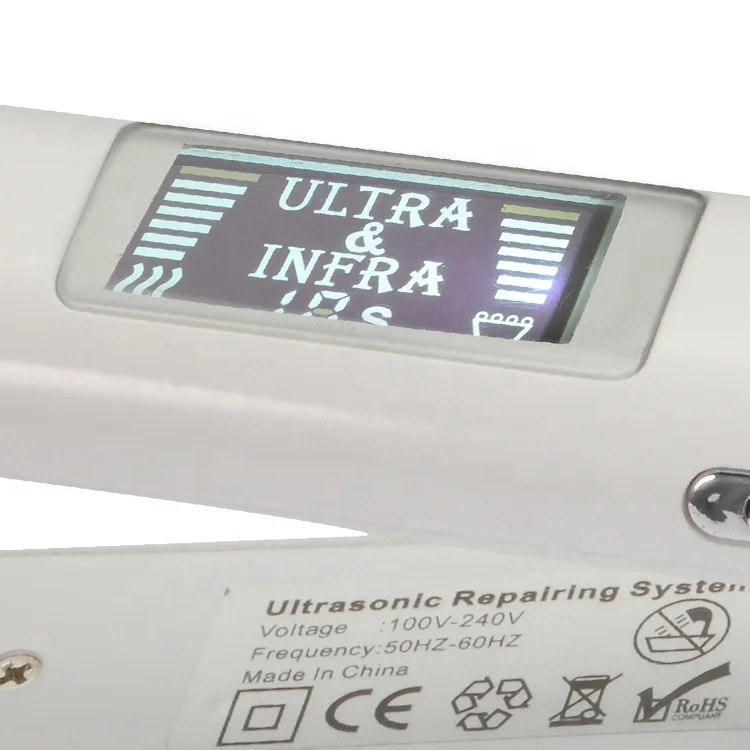 
Hot-selling Ultrasonic Infrared Hair Care Iron Cold Hair Straightener Flat Iron 