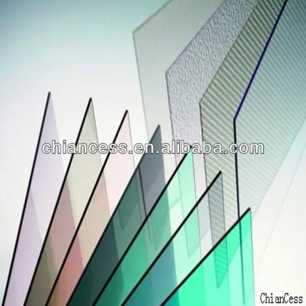 
Sabic/Bayer polycarbonate resin high light transmission pc solid sheet 10 years warranty 
