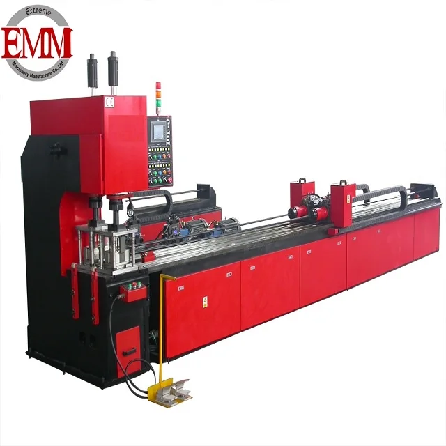 EMM60 hydraulic press for pipes used aluminum window and door hole punching machine