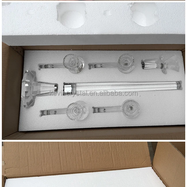 crystal wedding candelabra table centerpieces