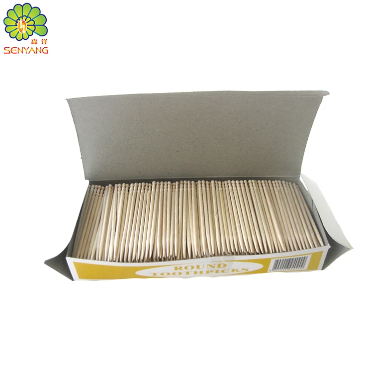 65 mm cello wrapped wood bamboo toothpick