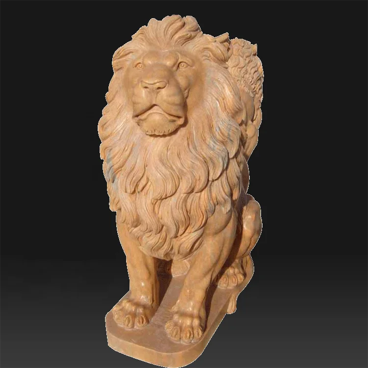 High quality  decorative italian animal  marble lion   statues