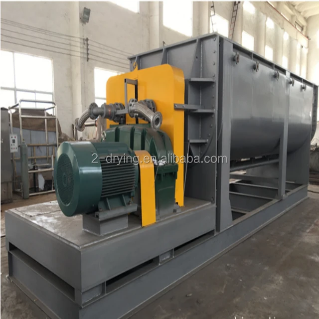hollow blade dryer for soy okara