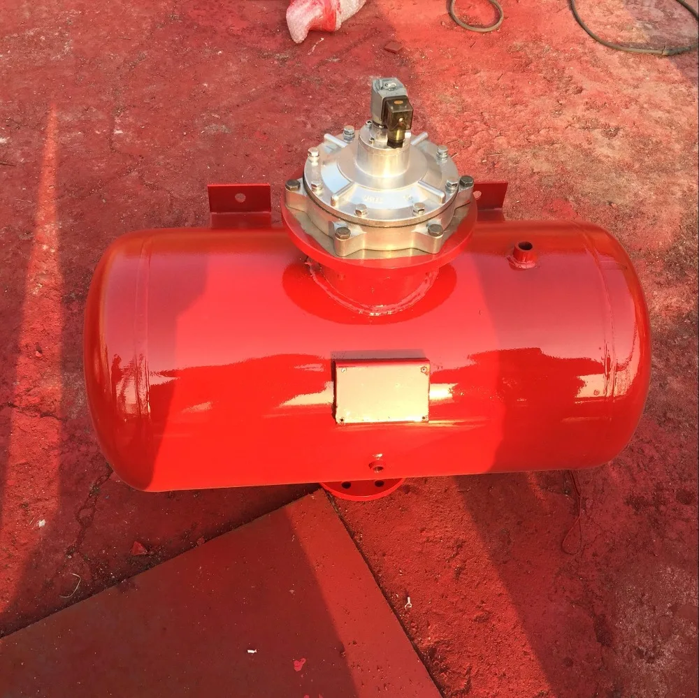 G Force air blaster for cement pre-heater kiln with pulse valve