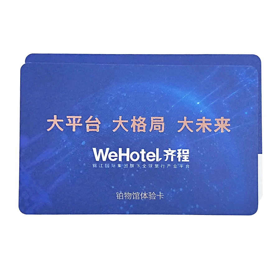 Factory Price Customized Entrance VIP Access/Experience PVC Card with QR Code