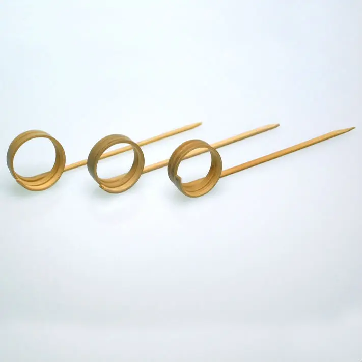 Japanese style Teppo Gun Shaped hot stamp Bamboo Paddle Skewer sticks