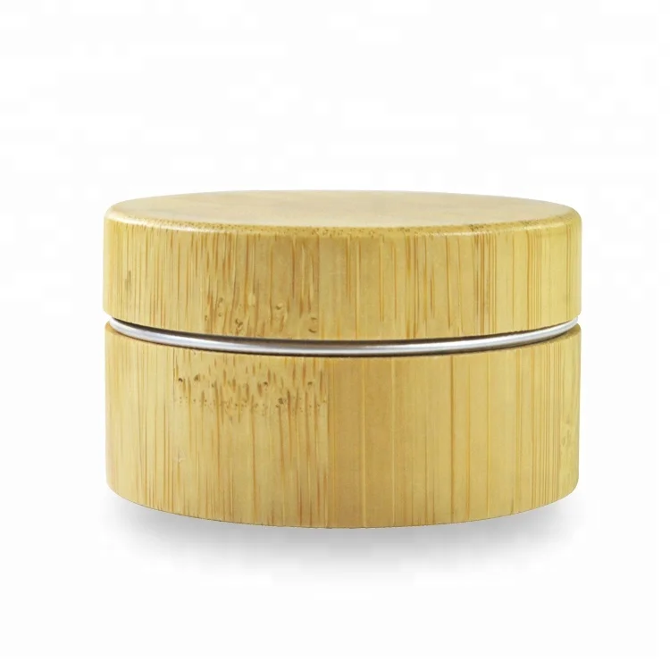 custom logo 10g 30g 50g 60g 120g 250g 500g aluminum inner bamboo jar