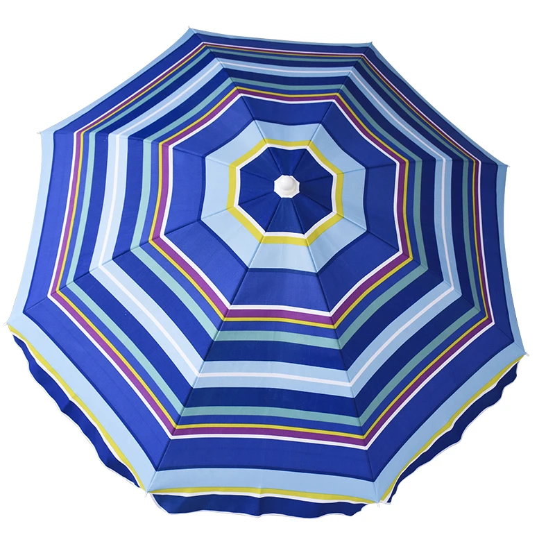China made custom promotional advertising outdoor beach umbrella