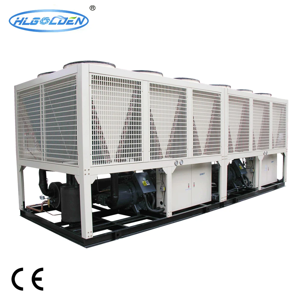 High COP screw type air cooled water chiller