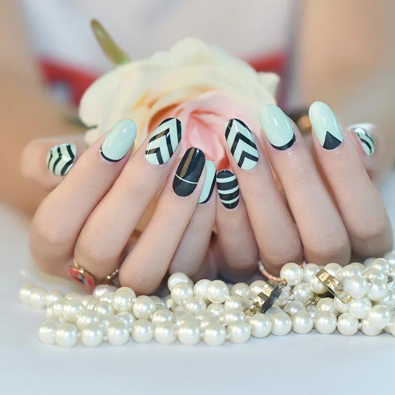 2021 Colorful nail polish strip 3D best art nail sticker