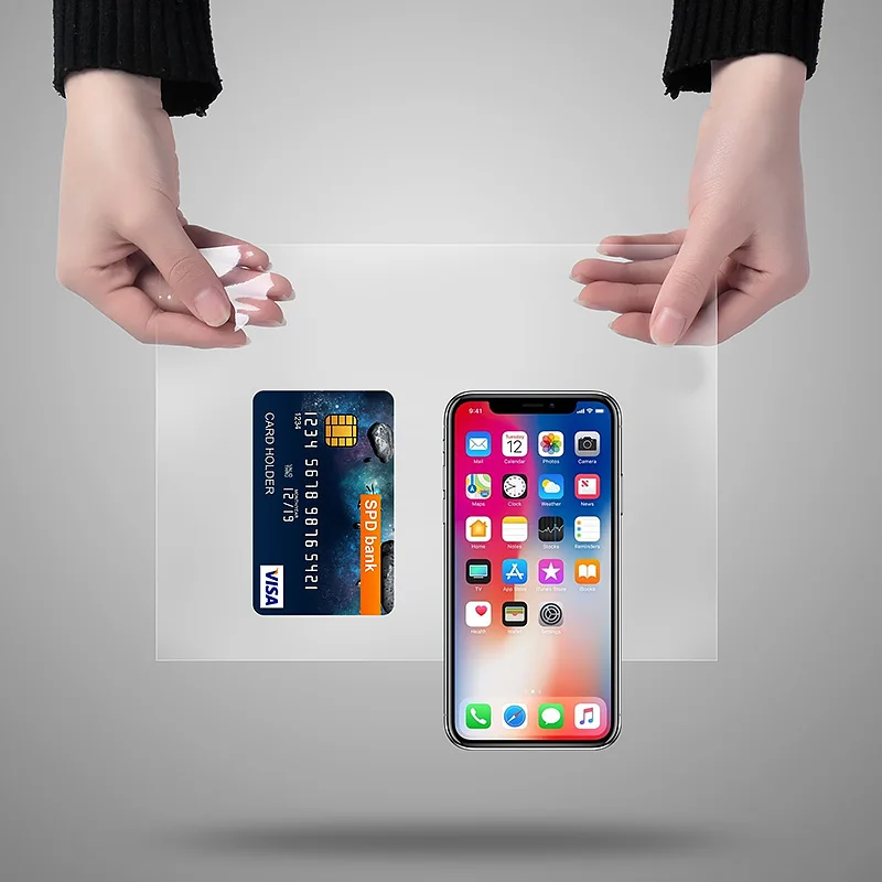 Лучшее качество прозрачной и прозрачной электростатической пленки для украшения и печати