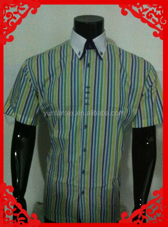 2021 latest stripe cotton casual turkey STYLE MEN SHIRT