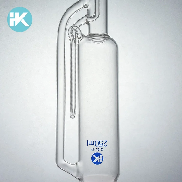 250ml Glass Soxhlet Extraction Apparatus, laboratory Soxhlet apparatus