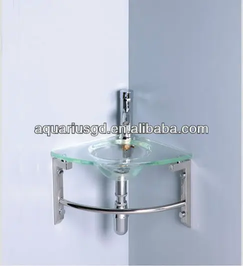 Glass Wash Basins Small Corner Bathroom Vanity