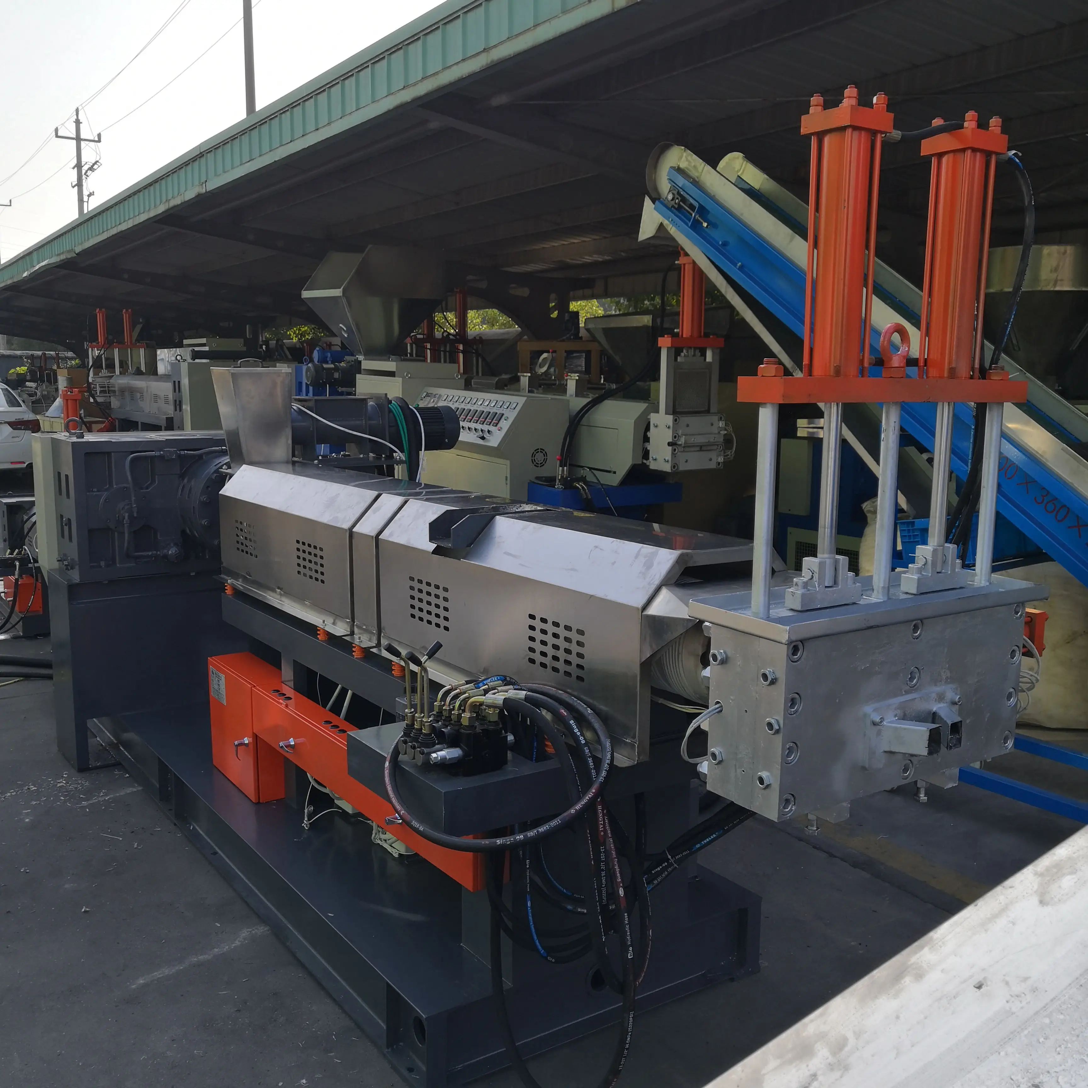 
PP PE+Caco3 pelletizing machine ldb 