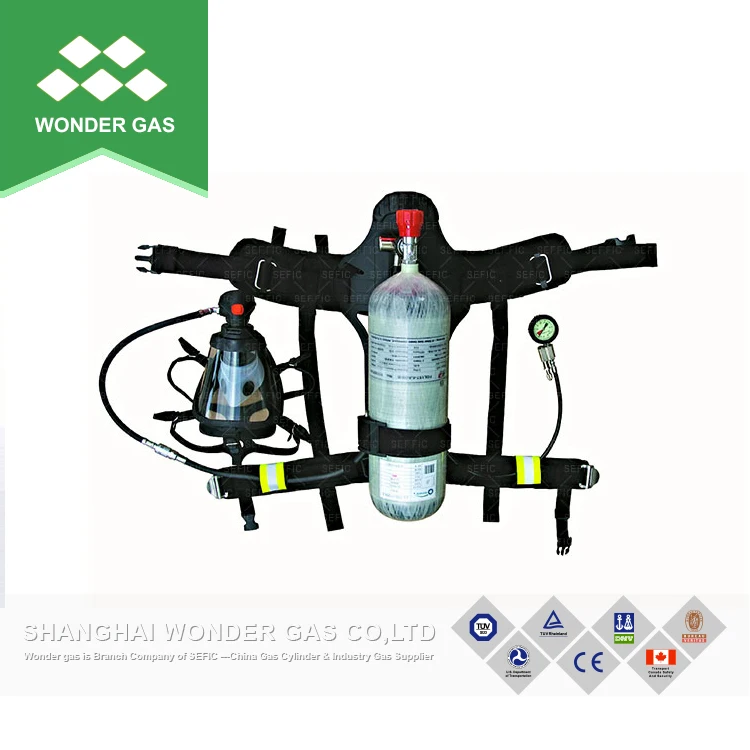 Popular 6.8L Manufacturer Air Breathing Carbon Fiber Tank Empty Gas Cylinder Price