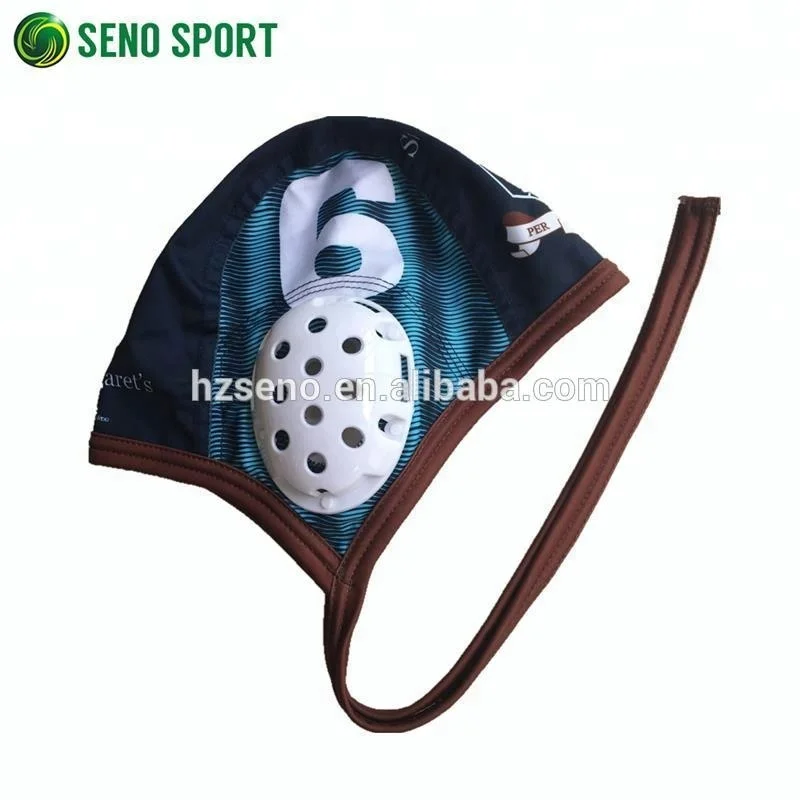 Logo Imprinted Waterpolo Sport Swimming Caps For Sales