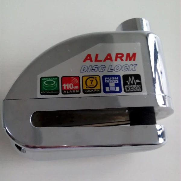 Wheel Lock For Motorcycle Alarm Disc Lock