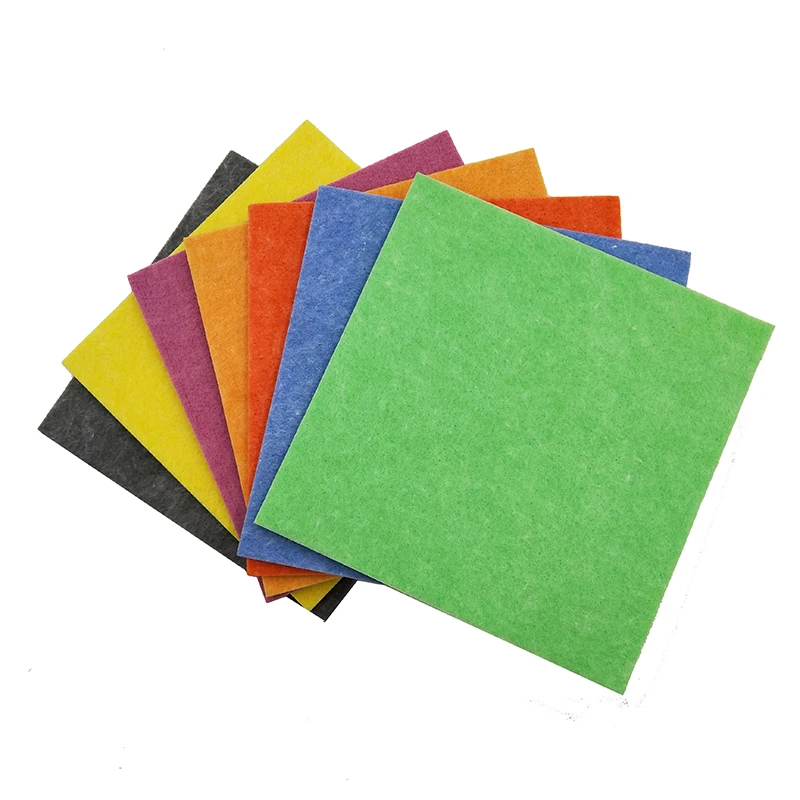 Звукоизоляционная сборная акустическая настенная панель из полиэстера