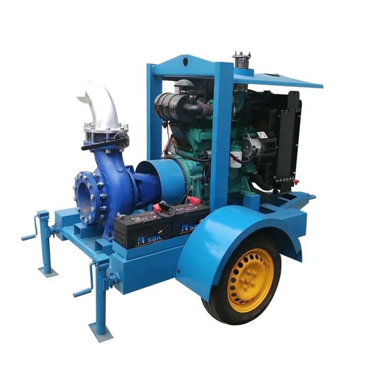 high capacity diesel engine centrifugal water pump for field irrigation