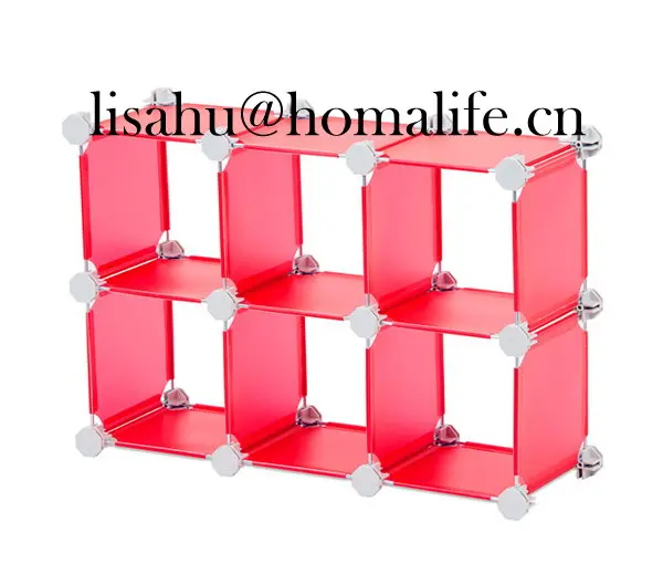 Plastic wardrobe with 3 doors and 4 drawers