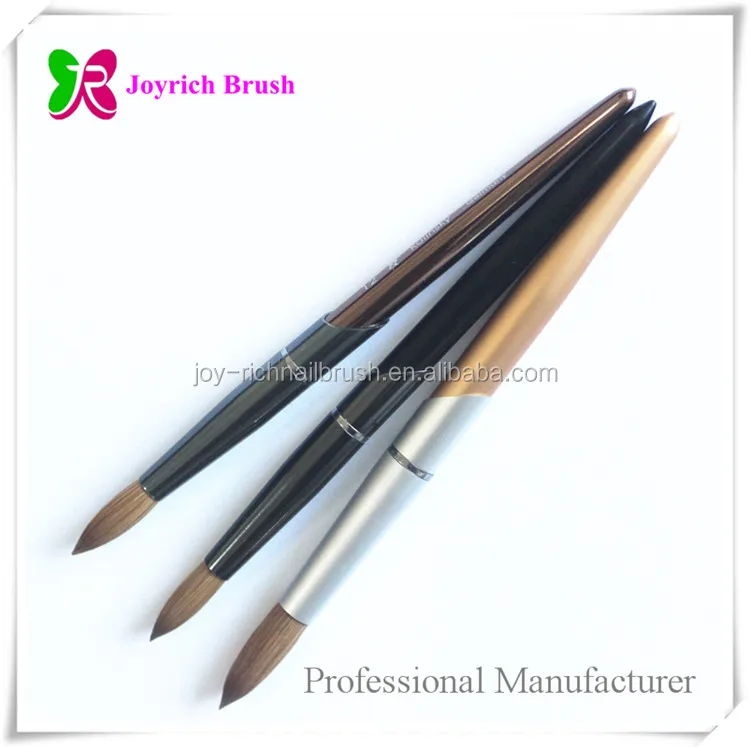 Customed LOGO or COLOR kolinsky brush personalised nail art brush supplies