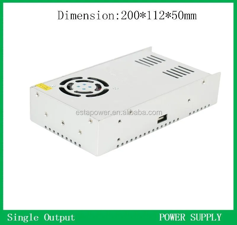 S-360-12 size 200*112*50mm Switching Power Supply 12V30A Adjustable power supply