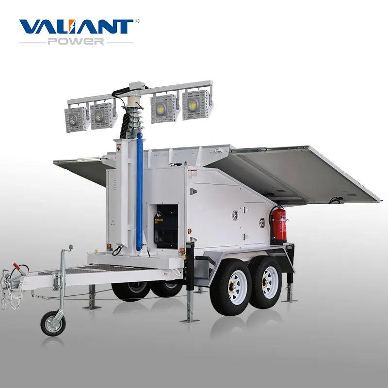 mobile portable Solar Lamp light tower