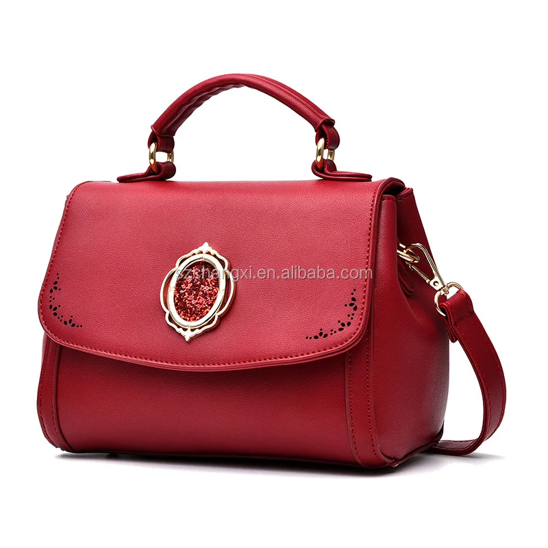 2016 hotsale women handbag designer pu bag china supplier bag