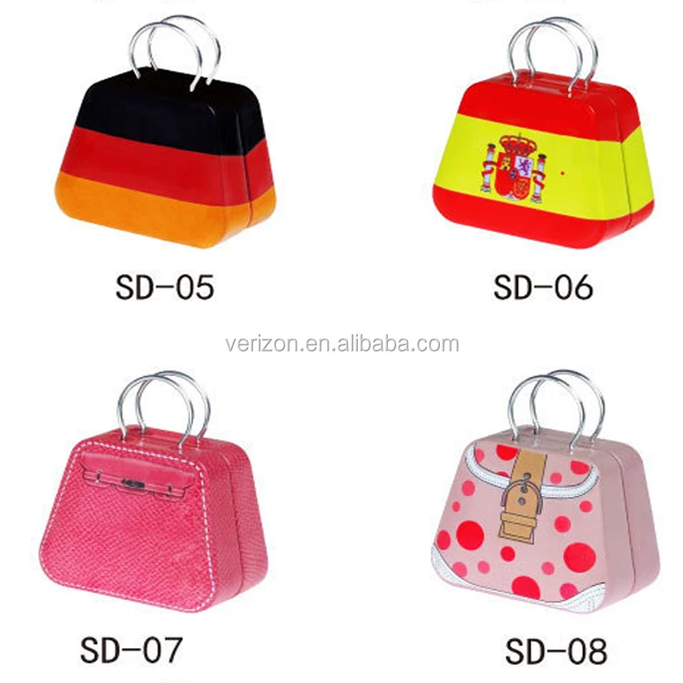 2016 новое поступление, подарочный контейнер с металлической ручкой, коллекционные Мини-жестяные коробки