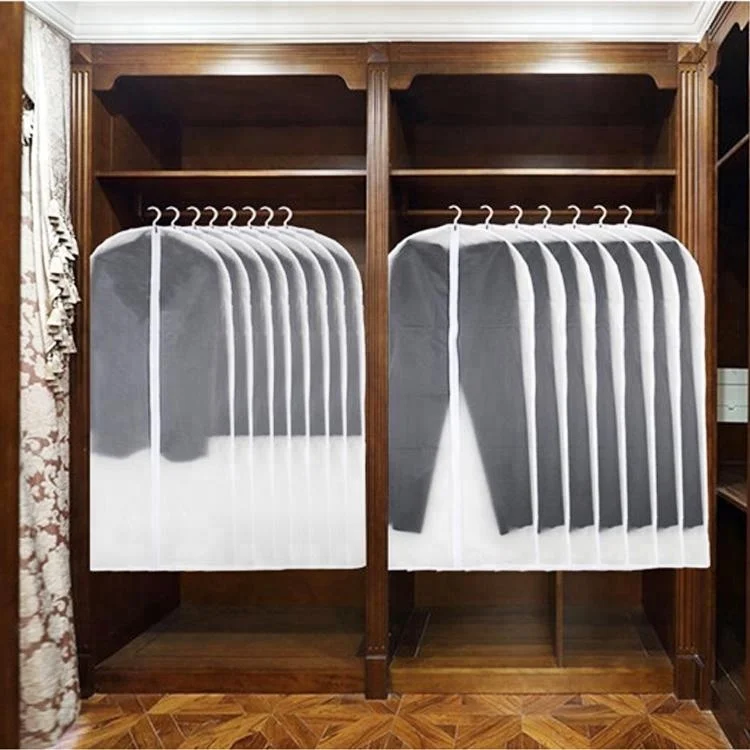 Воздухопроницаемый Прозрачный чехол для одежды на молнии оптом