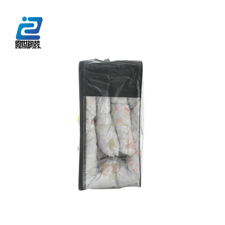 10 pcs Comforter Blanket Storage Bags Clear Vinyl Zipper CYLINDER DIA