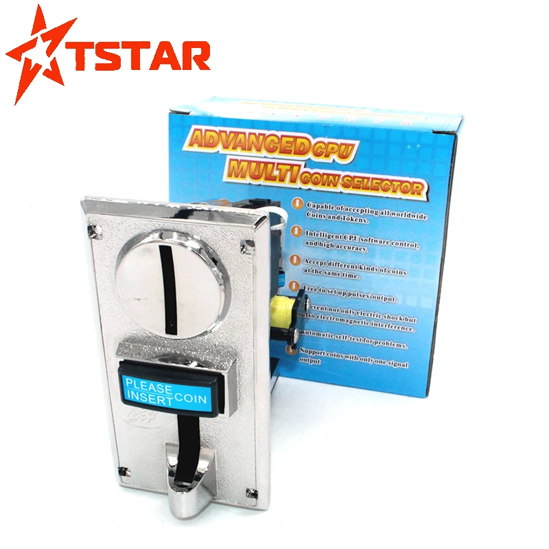 9 value Multi comparable electronic coin acceptor validator for vending machine