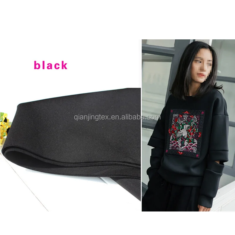 Factory price polyester spandex stretch 2mm neoprene fabric